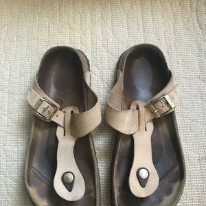 Women’s beautiful Tan/Sand coloured Betula Leather sandals